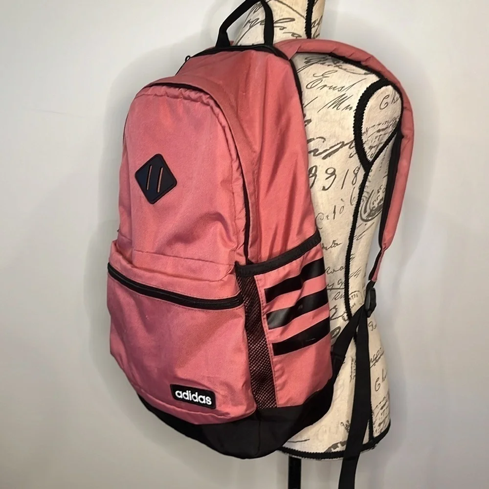 Adidas backpack book bag mauve rose pink - Picture 2 of 8